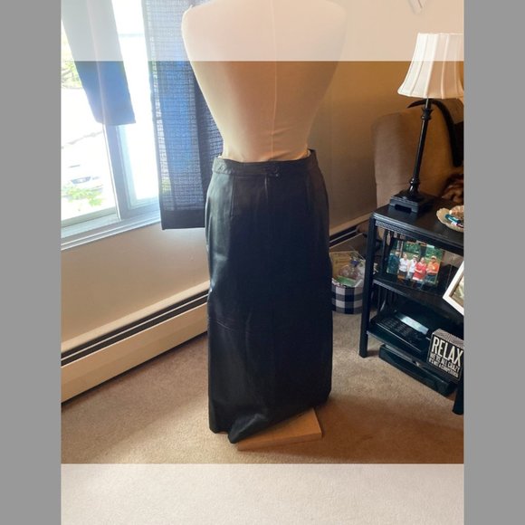 Leather Maxi Skirt - NWT - Picture 2 of 7